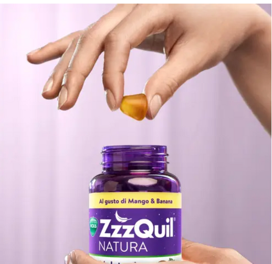 ZzzQuil NATURA 60 Pastiglie Gommose Melatonina Camomilla