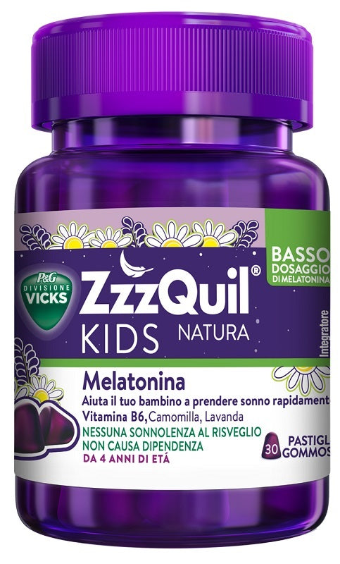 ZzzQuil Vicks Natura Kids per bambini 30 caramelle