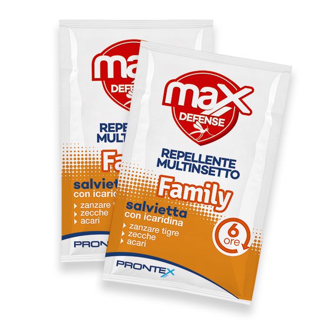 Pontex Max Defense Salviette Repellente Multinsetto