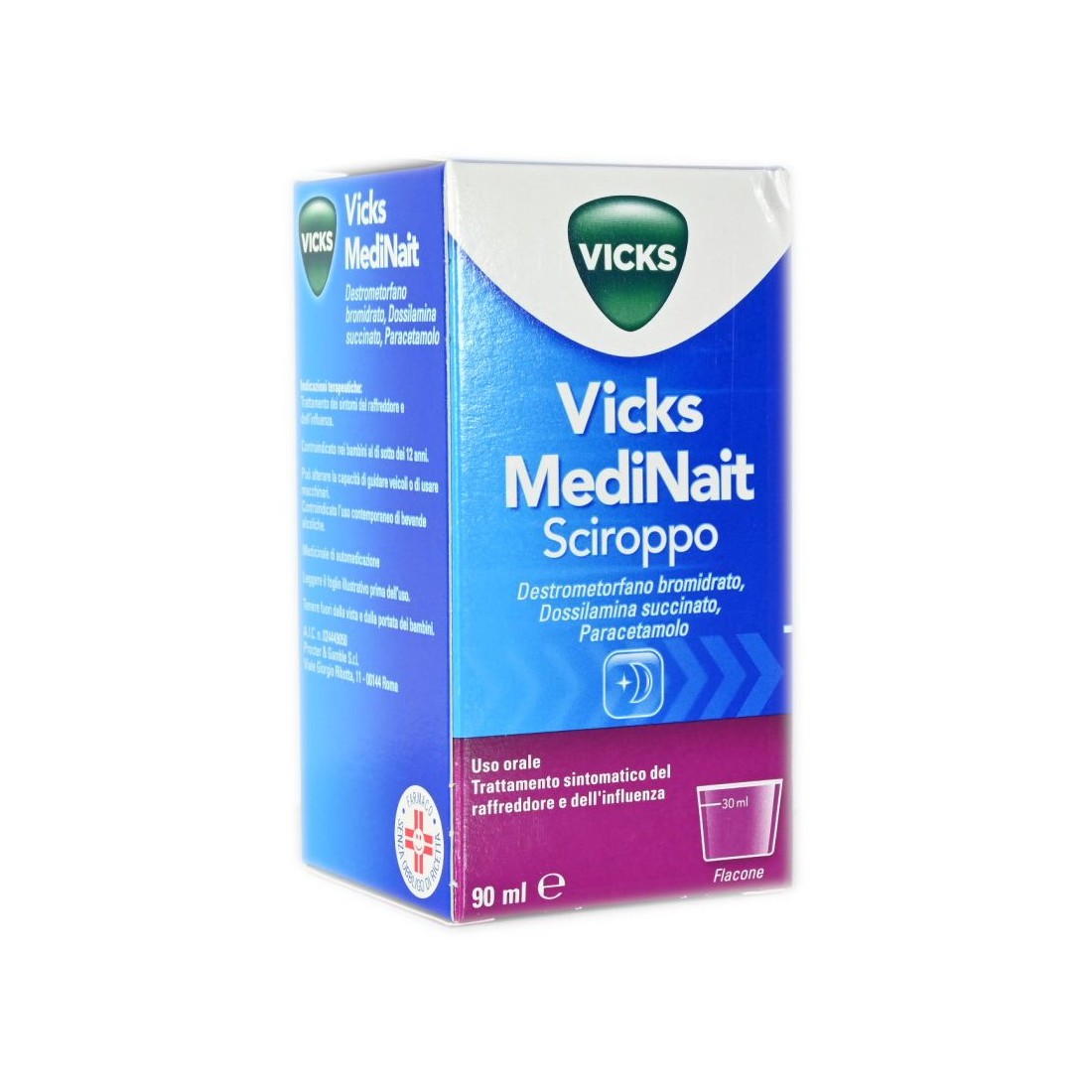 Vicks MediNait Sciroppo 90 ml