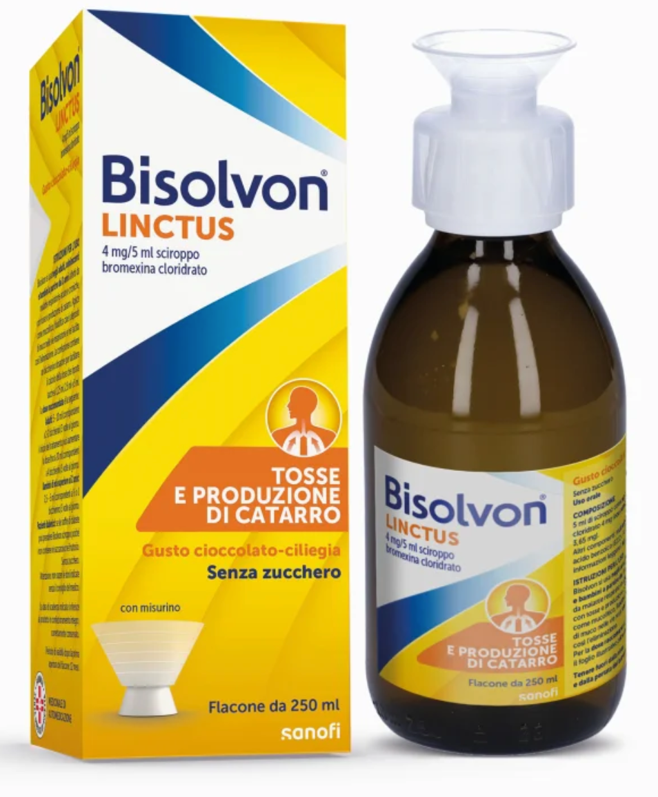 Bisolvon Linctus Sciroppo Mucolitico 250ml