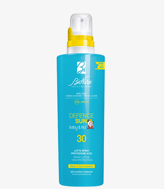 Bionike Baby&Kid 30 Latte Spray Protezione Alta