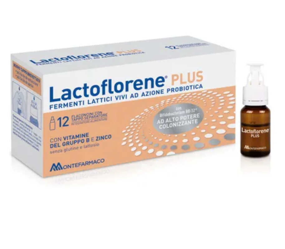 Lactoflorene Plus Integratore Fermenti Lattici Vivi 12 Flaconcini